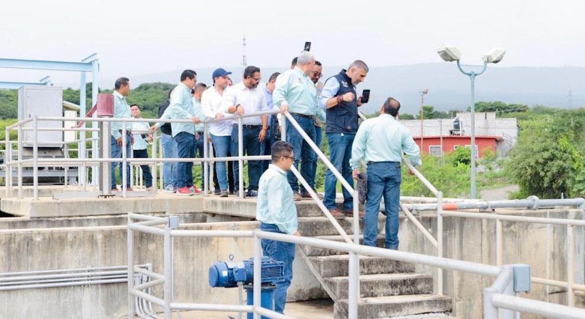 Supervisa Angel Torres operatividad de la Planta Potabilizadora “Ciudad del Agua”