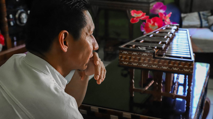 Edras de León Artesano de Marimbas en Venustiano Carranza, Chiapas