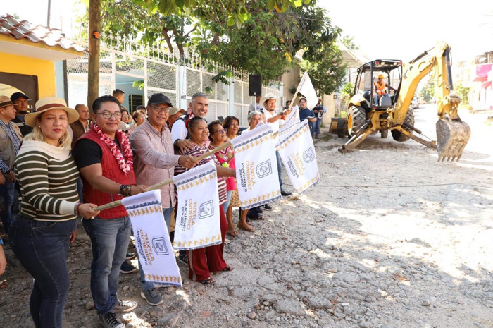 Arrancamos una obra más en Colonia Nueva Reforma: Angel Torres