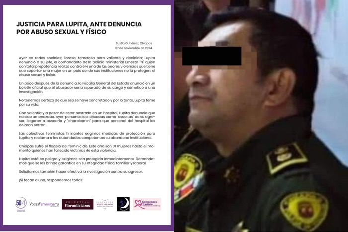 Mujer policía denuncia abuso sexual y físico por parte de su superior