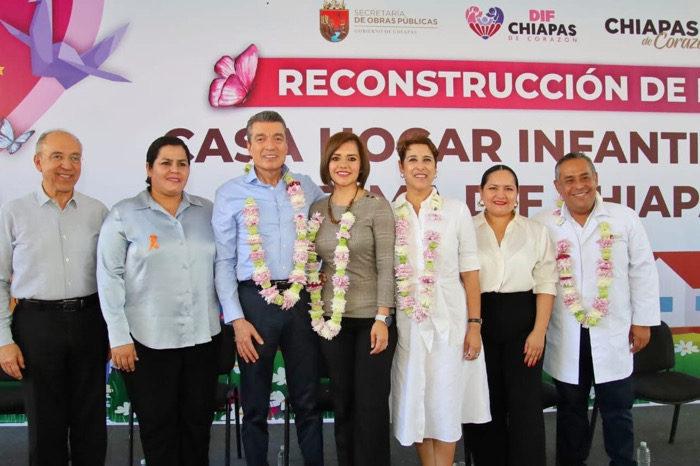 Inaugura Rutilio Escandón reconstrucción de la Casa Hogar Infantil del Sistema DIF Chiapas