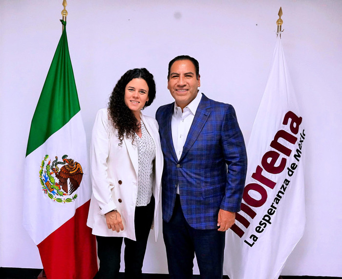 Eduardo Ramírez se reúne con Luisa Alcalde