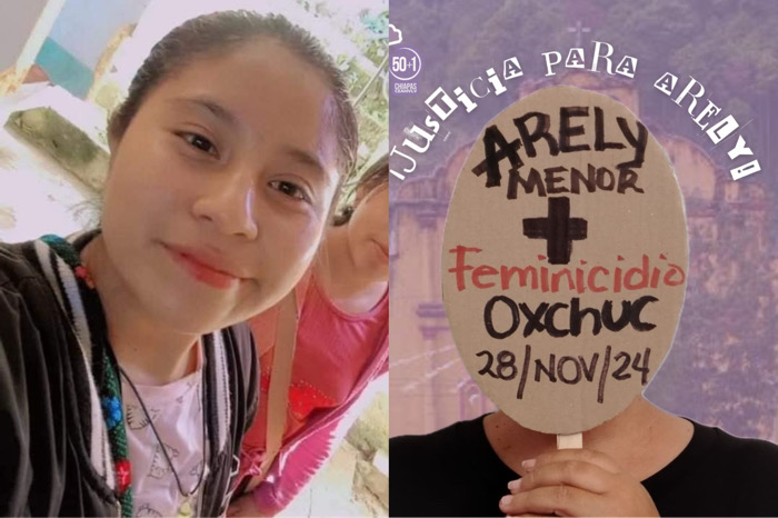 50+1 condena asesinato de joven en Oxchuc; el feminicidio de Arely Gómez reaviva la violencia de género