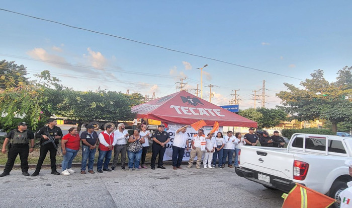 FGE participa en el Operativo Municipal Guadalupe-Reyes 2024-2025, en la Costa de Chiapas