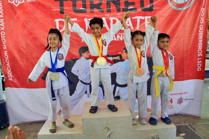 La Asociación Estatal “Sabiduría del Guerrero” realizó el IV Torneo de Karate