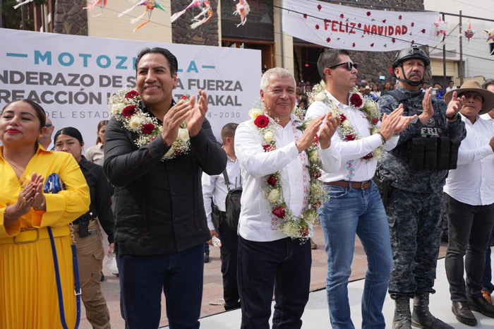 Titular de la SSP asiste a presentación de la FRIP en Motozintla, encabezado por el gobernador Eduardo Ramírez