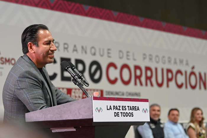 Programa Cero Corrupción abonará a la seguridad y la paz en Chiapas: Eduardo Ramírez