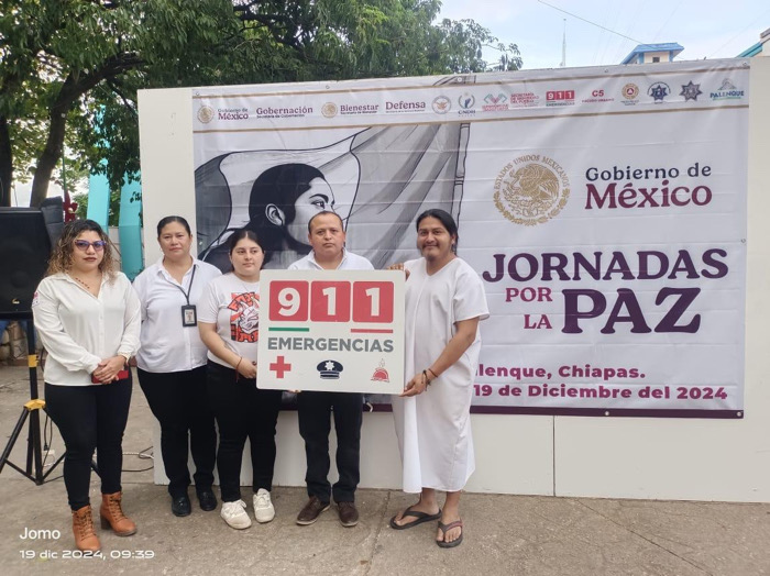 Participa SSP en La Jornada por la Paz en Palenque