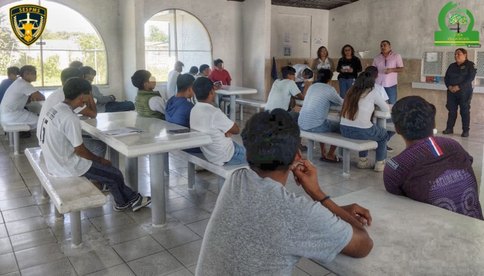 Jóvenes del Centro de Internamiento Especializado para Adolescentes “Villa Crisol” participaron por primera vez en la Consulta Infantil y Juvenil 2024