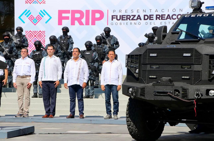 En Tapachula, el Gobernador de Chiapas, Fiscal General y el Secretario de Seguridad del Pueblo presentan la estrategia “FRIP”