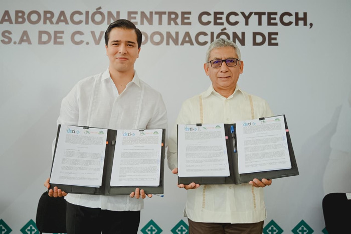 Histórica donación de equipo de cómputo al Cecytechpor parte de DSTI México