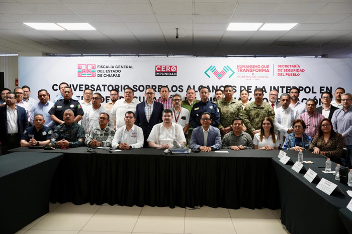 Asiste Secretario de Seguridad del Pueblo al conversatorio sobre los alcances de la Interpol en materia de procuración de justicia y cooperación