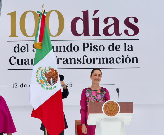 Felicita Secretaría de Educación a la presidenta Claudia Sheinbaum por sus primeros 100 días de gobierno