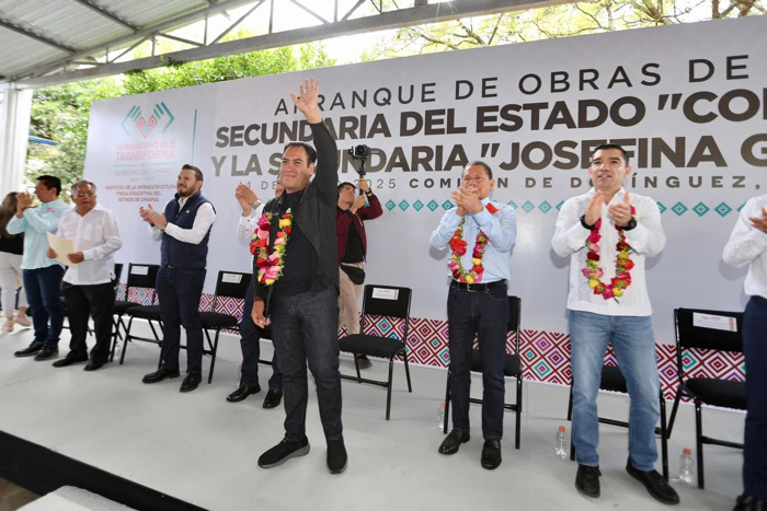 Arranca Eduardo Ramírez eje de Infraestructura Educativa con inicio de obras en escuelas de Comitán