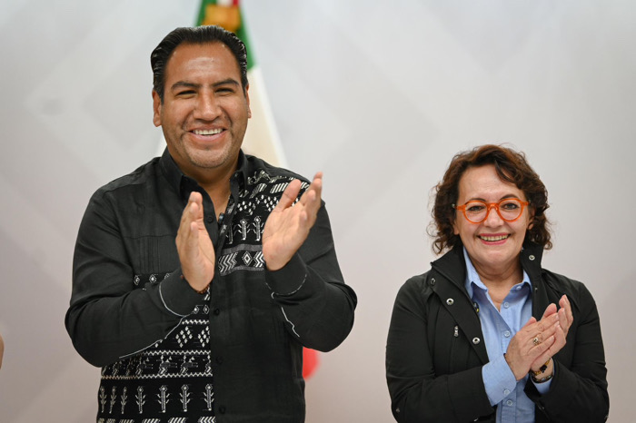 Anuncian Eduardo Ramírez y Alma Xóchitl Herrera inicio de operaciones de la Universidad Nacional Rosario Castellanos