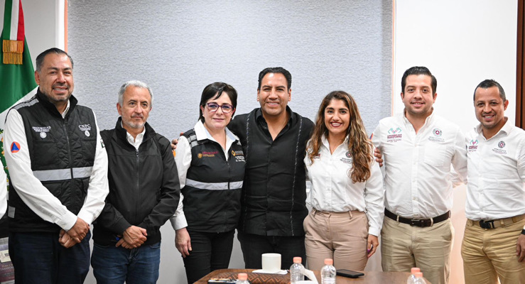 Gobierno de Chiapas y CNPC refuerzan estrategias preventivas para la temporada de incendios forestales, lluvias y ciclones tropicales 2025