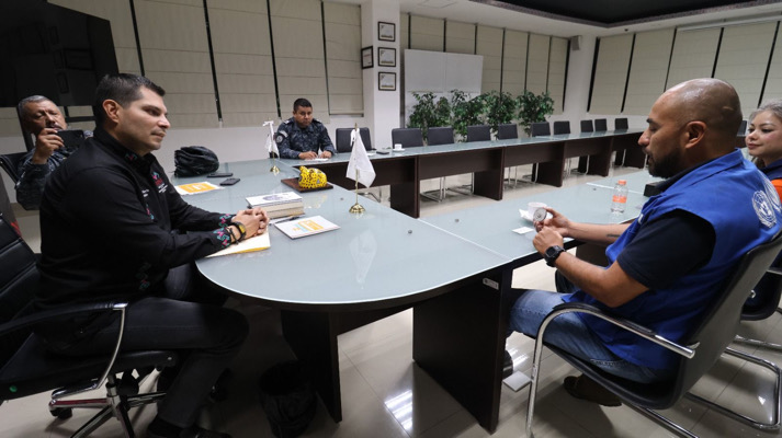 Recibe Secretario de Seguridad del Pueblo medalla de la Oficina del Alto Comisionado Para los Derechos Humanos