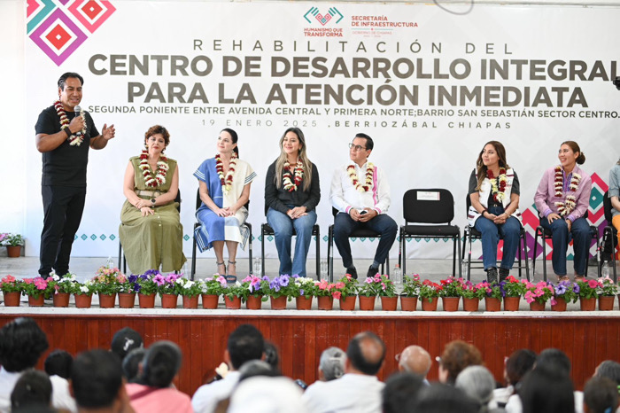 Asiste Eduardo Ramírez a inicio de la rehabilitación del Centro de Desarrollo Integral para la Atención Inmediata de Berriozábal