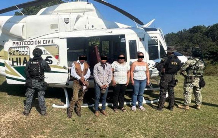 SSP, FGE y Ejército Mexicano detienen a personas armadas en Raudales Malpaso