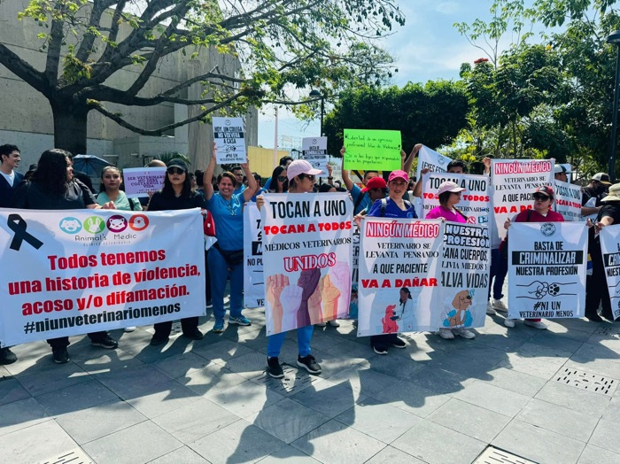 Veterinarios chiapanecos marchan para exigir justicia por colega asesinado