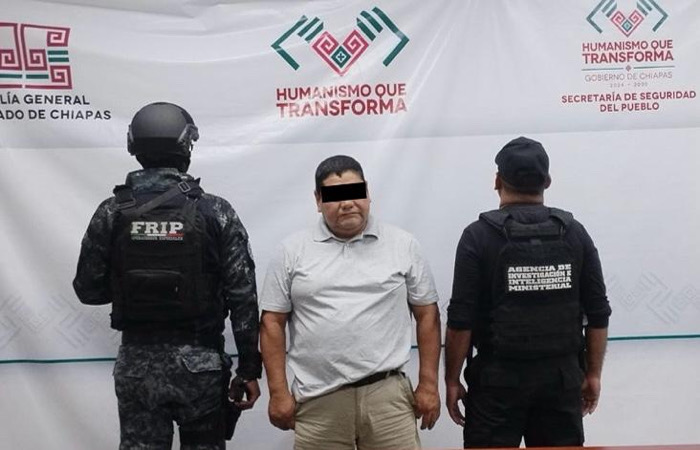 FGE y FRIP aprehenden a una persona como presunta responsable de desaparición cometida por particulares en Frontera Comalapa