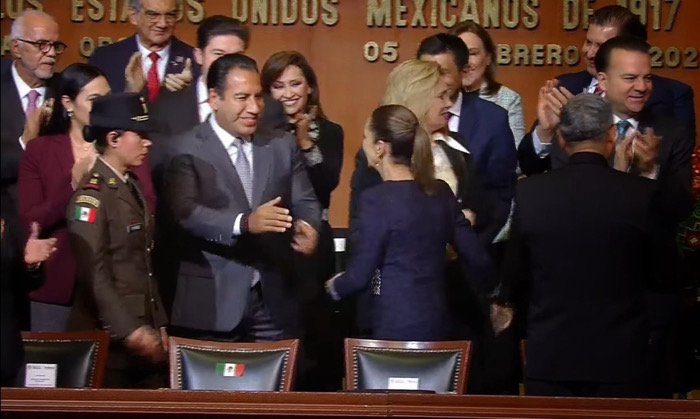 Eduardo Ramírez reconoce el liderazgo de Claudia Sheinbaum