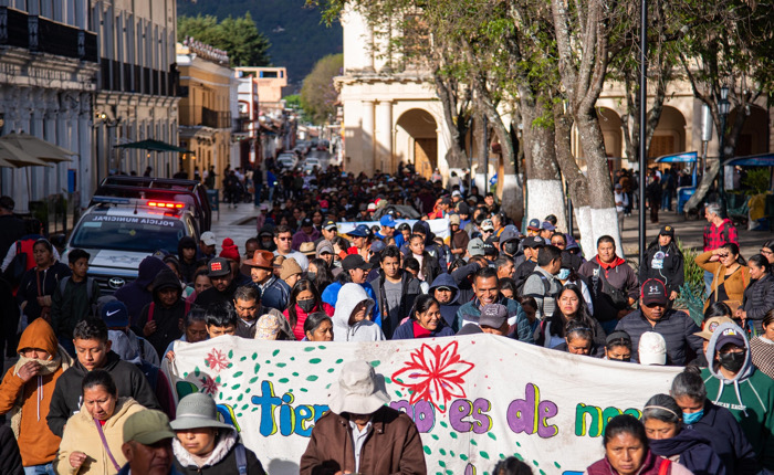 Marchan en San Cristóbal para exigir salvar los humedales y el agua potable