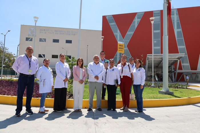 Supervisan IMSS Chiapas y SNTSS Sección XIV áreas laborales del Hospital General de Zona “14 de septiembre”