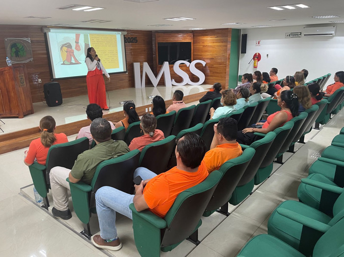 Promueve IMSS Chiapas entornos libres de violencia contra las mujeres y niñas