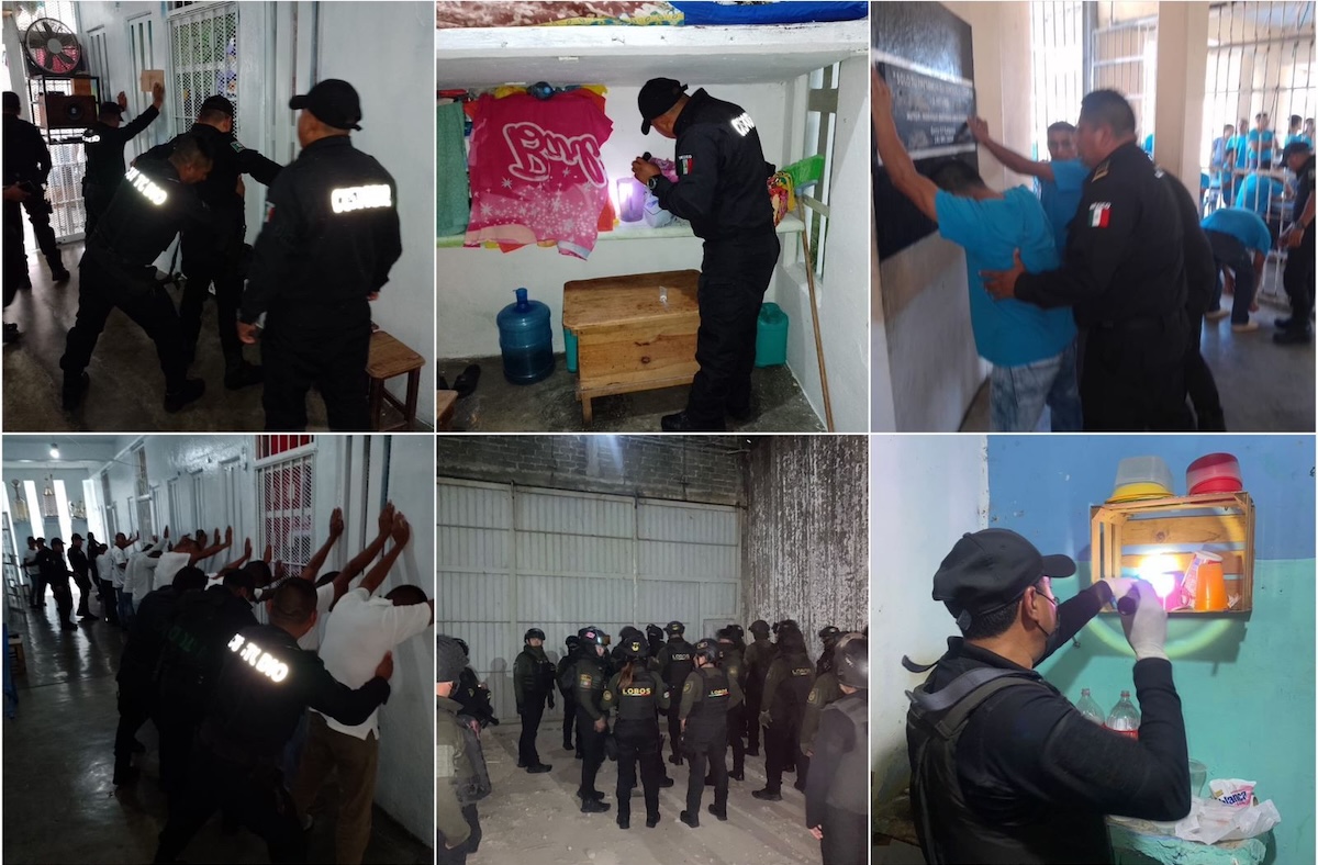 Decomisan celulares y estupefacientes en penales de Chiapas