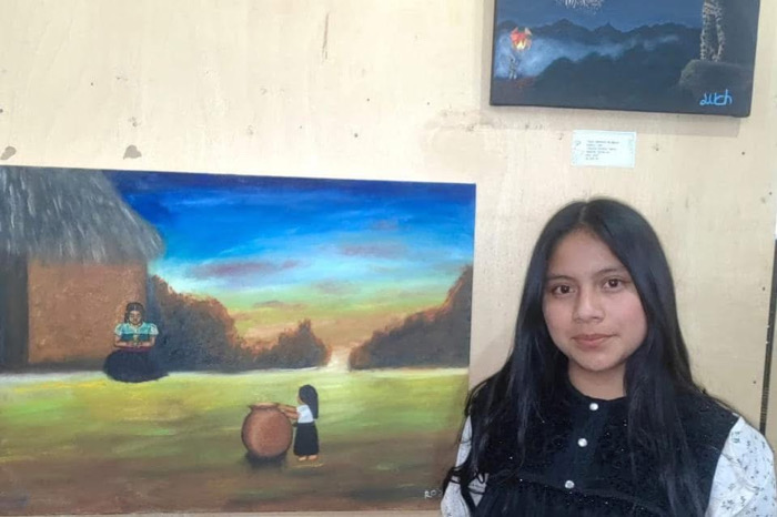 Inauguran en Chamula la exposición “Ts’unel Kuxlejal” de mujeres tzotziles