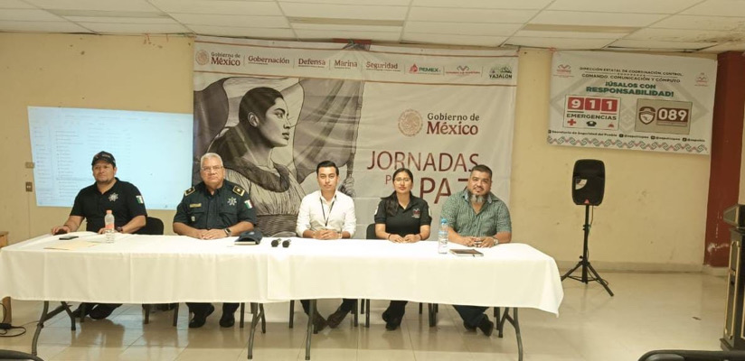SSP participa en “Jornada por la Paz” en el municipio de Yajalón