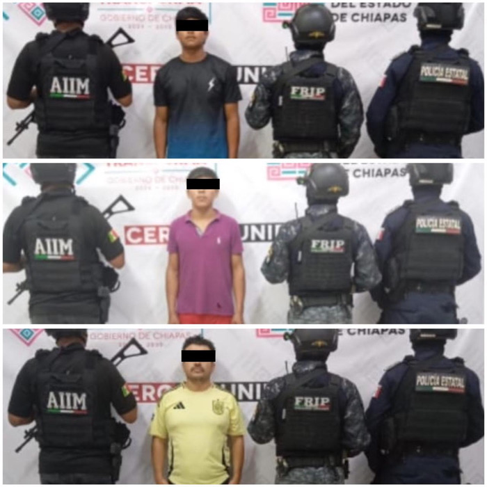 En Villaflores, aprehenden a tres presuntos responsables de desaparición forzada de personas y la cometida por particulares: FGE