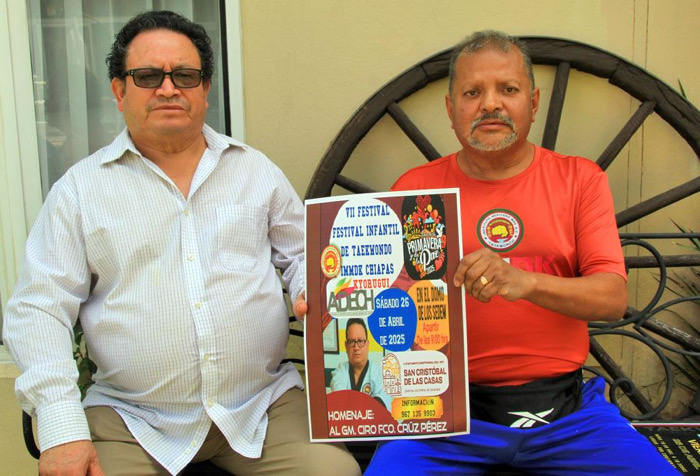 Instituto Mexicano de Moo Duk Kwan Chiapas, reconocerá  trayectoria deportiva al Gondanya Ciro Francisco Cruz Pérez CN 8° Dan