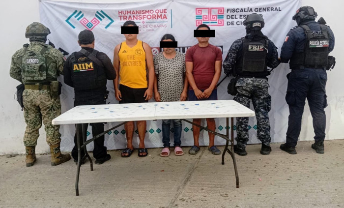 Seis detenidos con presuntos narcóticos en Villa Corzo y Tapachula