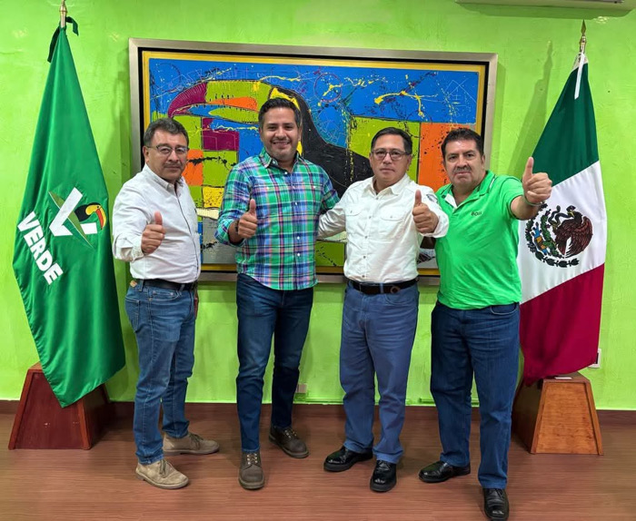 Destacada Visita de José Juan Trinidad Balboa a las Oficinas del Partido Verde Ecologista de México