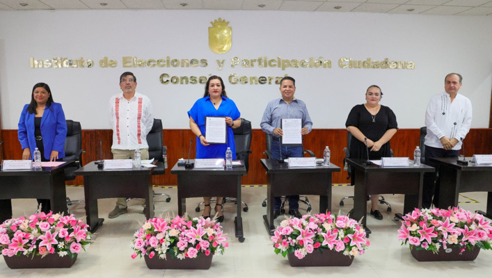 Firman Convenio de Colaboración IEPC y el Icatech