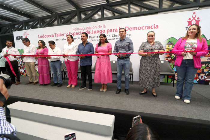 IEPC reinaugura su Ludoteca TEJO, con la presencia del Gobernador del Estado