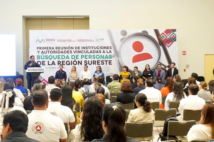 Asiste Eduardo Ramírez a Primera Reunión de Instituciones y Autoridades Vinculadas a la Búsqueda de Personas de la Región Sureste