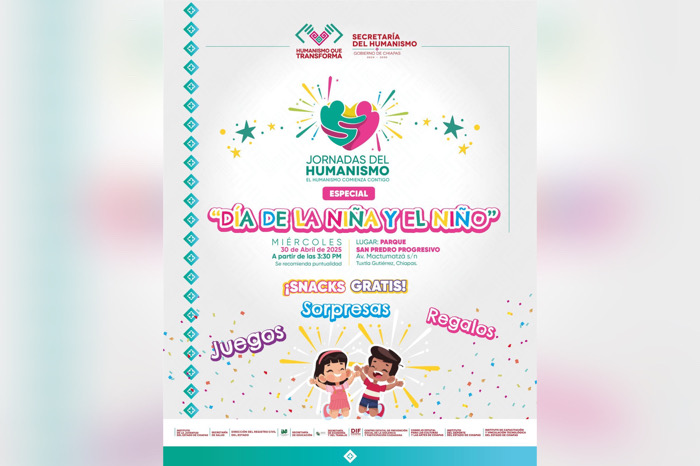 Jornadas del Humanismo llegarán a San Pedro Progresivo con sorpresas para las niñas y niños en su día: Paco Chacón