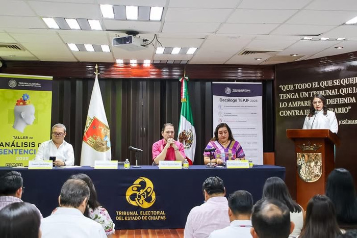 Realiza TEPJF taller de análisis de sentencias