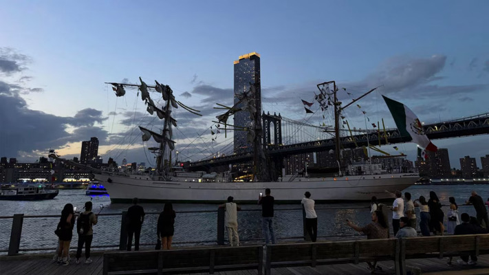 PAN exige sanciones por los video proselitista en el buque Cuauhtémoc