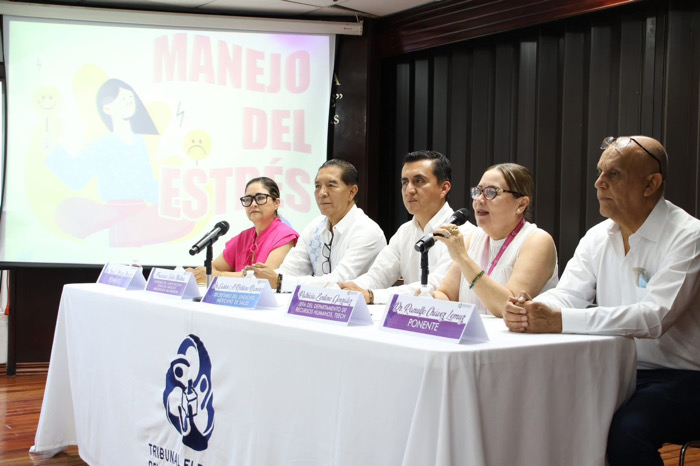 Imparten en el Tribunal Electoral del Estado conferencia sobre el manejo del estrés