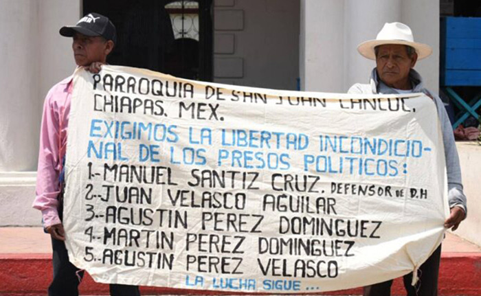 Detención de activistas tseltales de Cancuc violó el derecho internacional