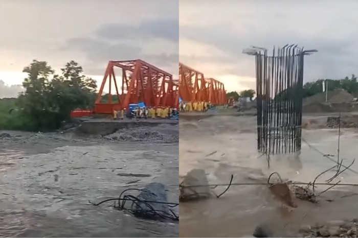Lluvias torrenciales afectan avance de obras en la línea K del ferrocarril 