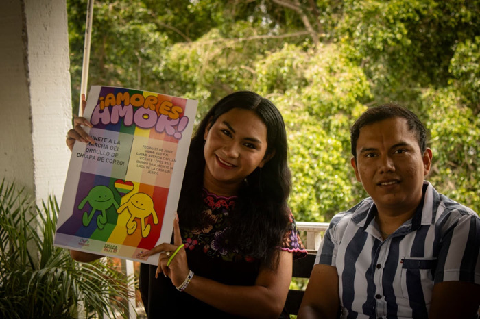 Primera Marcha del Orgullo LGBTI+ en Chiapa de Corzo
