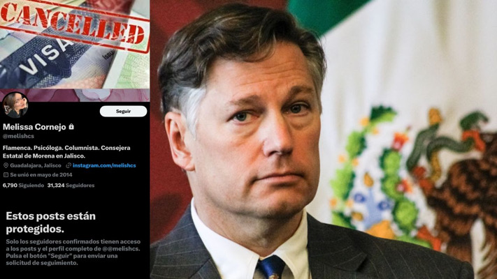 Subsecretario de EUA confronta a morenista por apoyo a protestas 