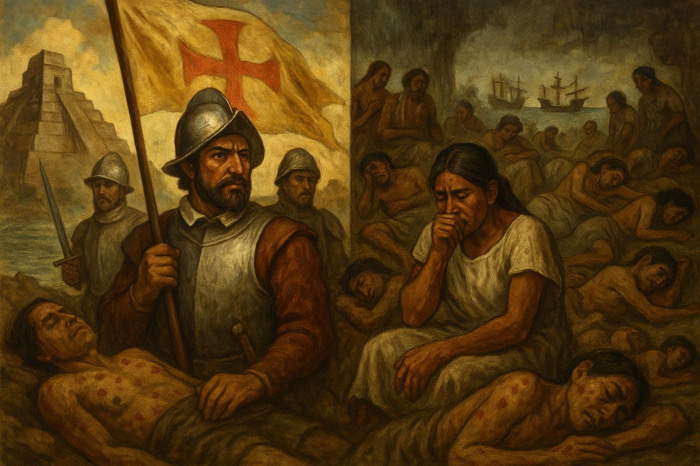 Epidemias y conquista, pero no genocidio / A Estribor