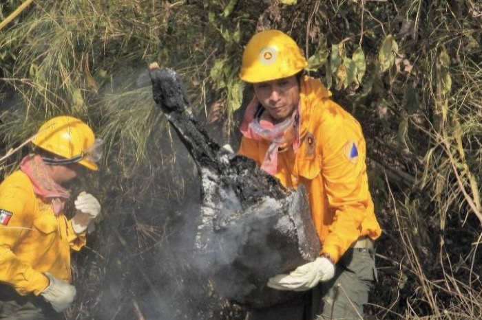 Se combate de manera exitosa incendio forestal en la Selva Lacandona
