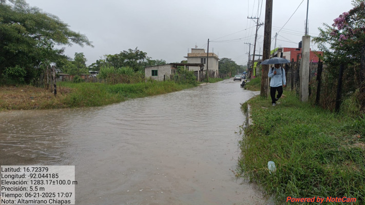 Protección civil realiza monitoreos en zona de riesgo